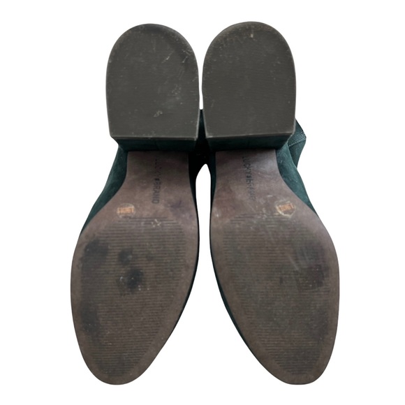 Lucky Brand Ravynn Suede Blocked Heel Ankle Booties Size 8.5M - Picture 8 of 16